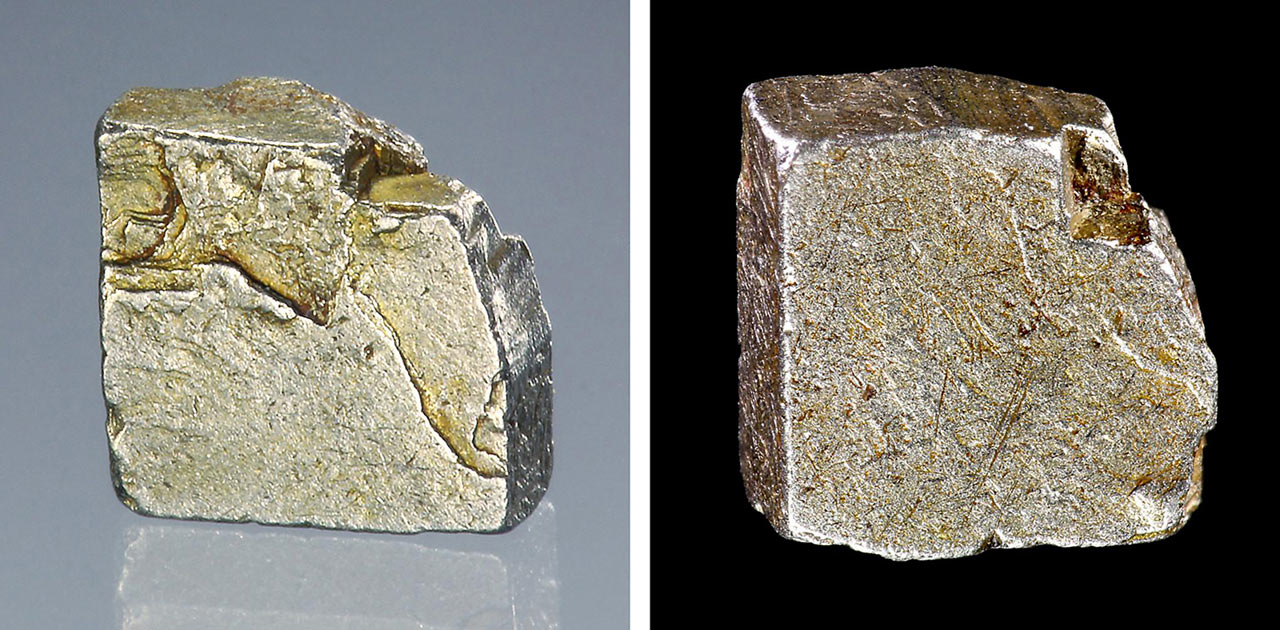 Cubic crystals of isoferroplatinum from Konder Mine, Khabarovsk, Russia