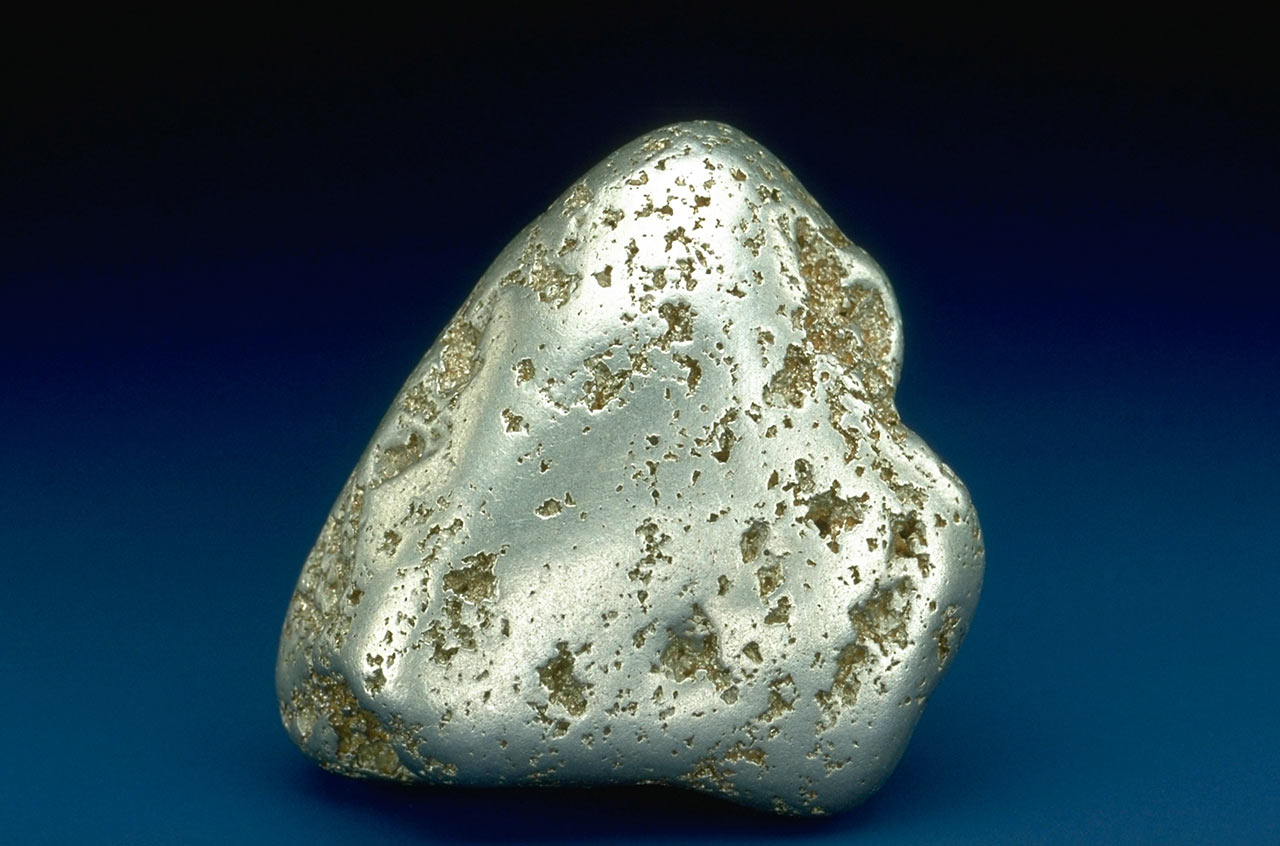 Native platinum nugget