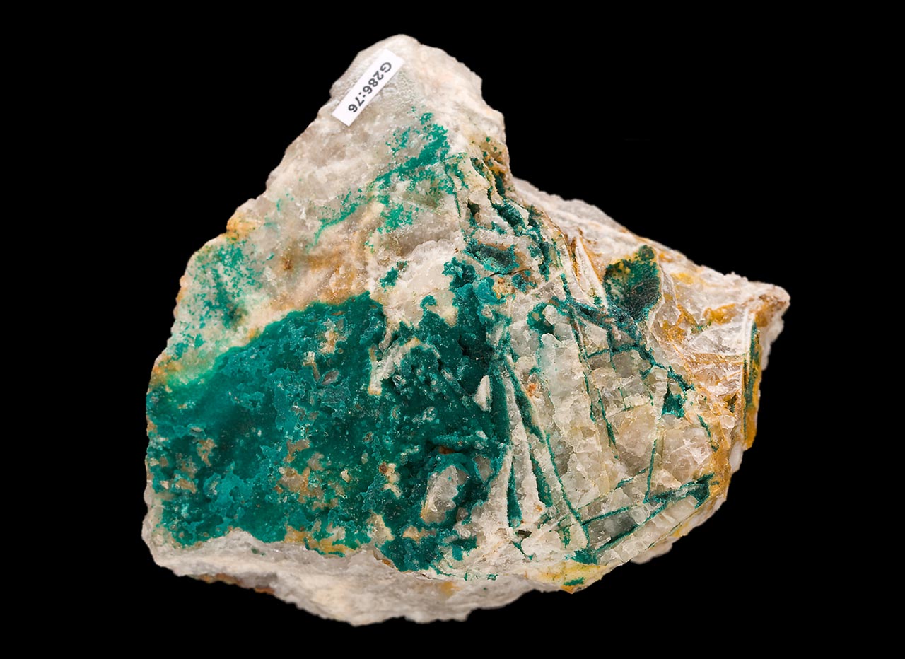Crystalline pseudomalachite from Silberbrünnle Mine near Gengenbach, Schwarzwald, Germany