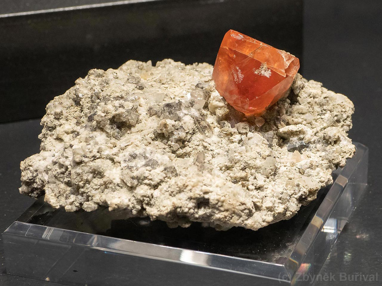 Classic red Alpine fluorite from Göscheneralp, Switzerland