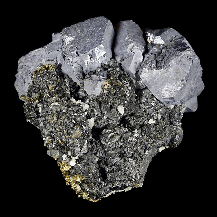 Galena and sphalerite cluster from Viburnum, Missouri, USA