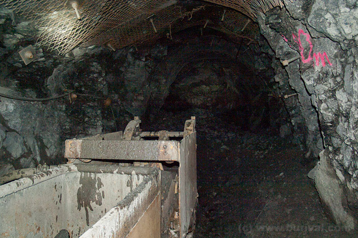Construction of the new underground adit