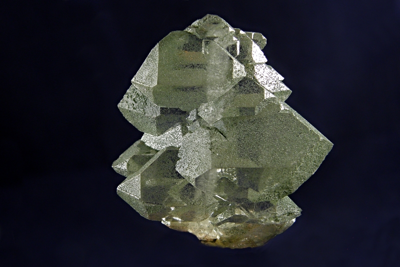 Quartz (var. Rock Crystal), Chlorite