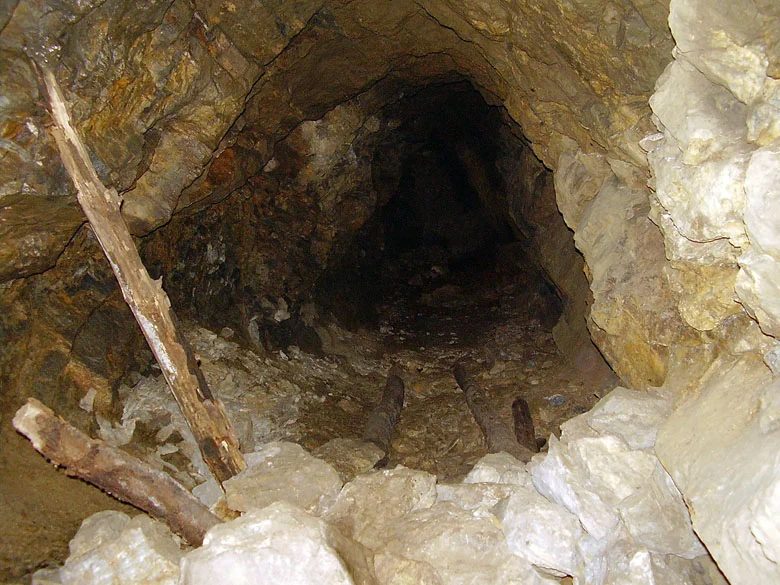 Mineral locality Borovec, štola Na Bukovské, Czech Republic