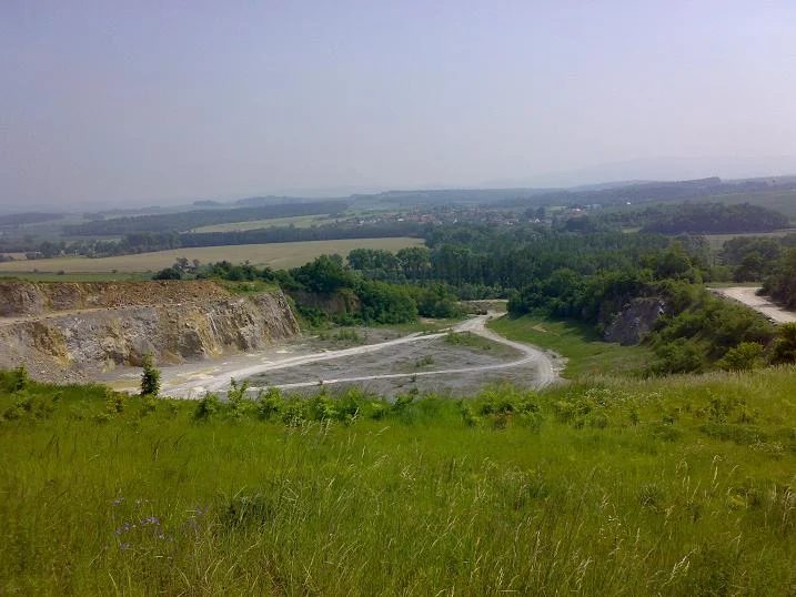 Mineral locality Černotín u Hranic na Moravě, Czech Republic
