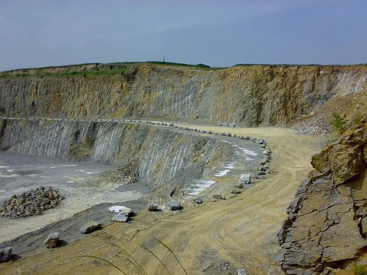 Mineral locality Černotín u Hranic na Moravě, Czech Republic