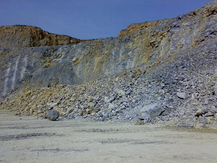 Mineral locality Černotín u Hranic na Moravě, Czech Republic