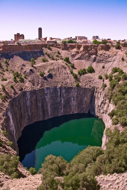 Mineral locality Kimberly, Big Hole, South Africa