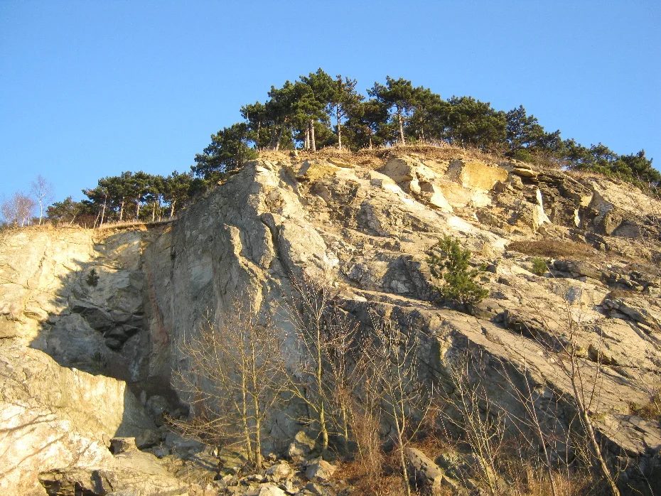 Mineral locality Most, Špičák, Czech Republic