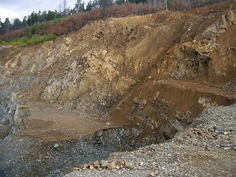 Mineral locality Omice, Czech Republic
