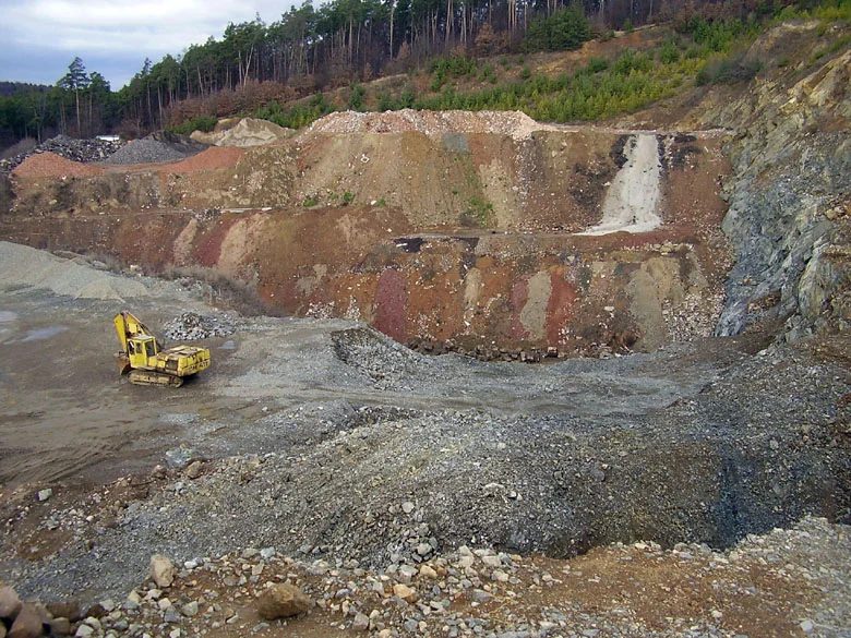 Mineral locality Omice, Czech Republic