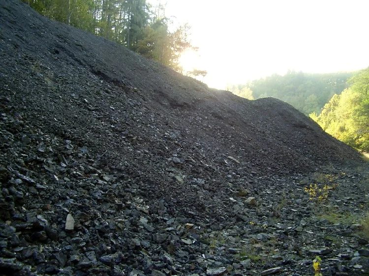 Mineral locality Poličany, struskové haldy, Czech Republic