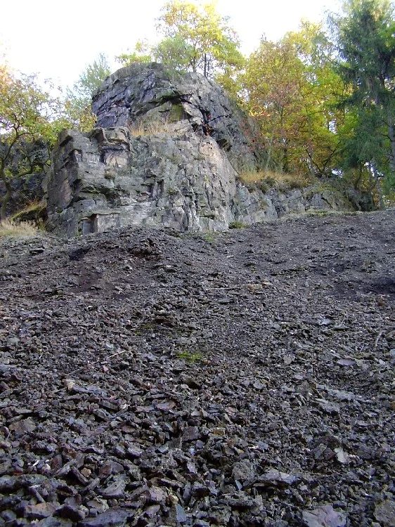 Mineral locality Poličany, struskové haldy, Czech Republic