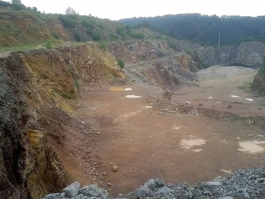 Mineral locality Praha - Radotín, lom Cikánka, Czech Republic