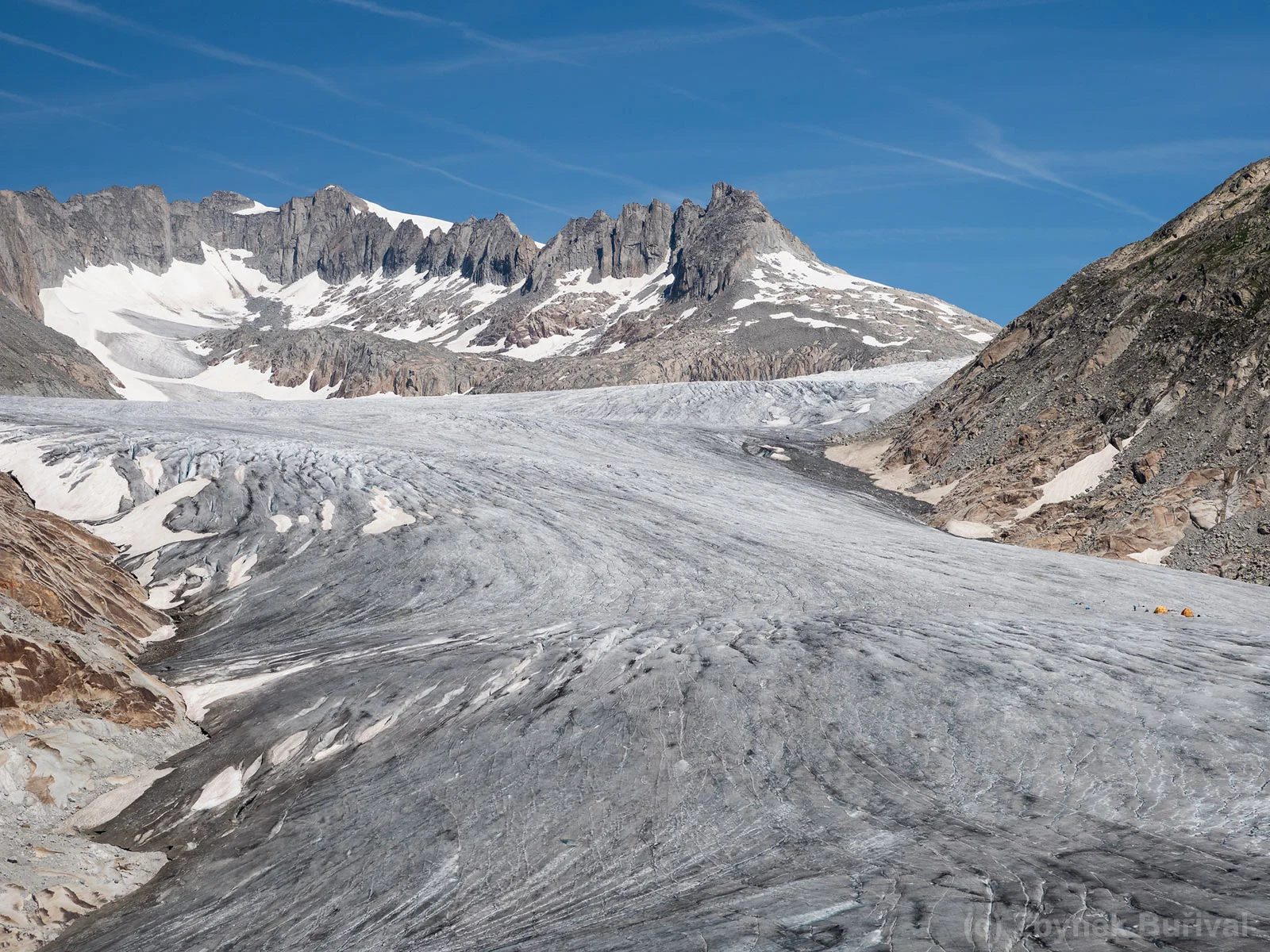 Mineral locality Rhonegletscher, Kanton Wallis, Switzerland