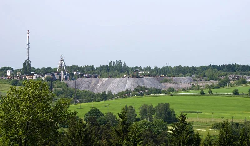 Mineral locality Rožná R-1, důl KHB, Czech Republic