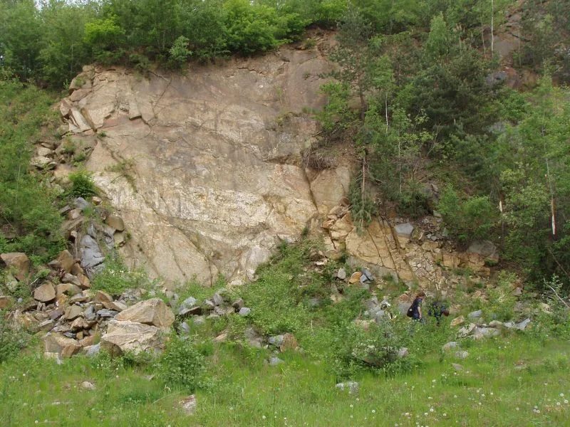 Mineral locality Skorošice, Kaní hora, Czech Republic