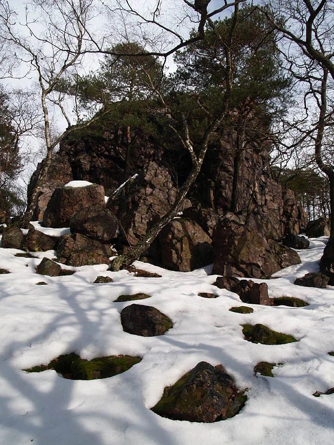 Mineral locality Tišnov, Květnice, Velká skála, Czech Republic