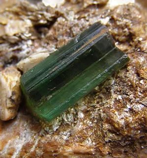 Mineral photo of Elbaite from locality Dobrá Voda, Czech Republic