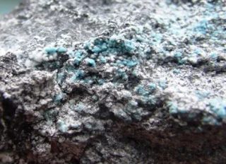 Mineral photo of Fluorellestadite from locality halda dolu Kukla, Oslavany, Czech Republic