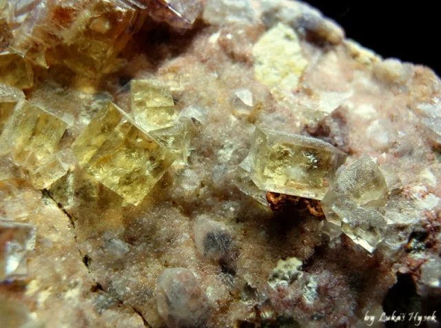 Mineral photo of Fluorite from locality Vrchoslav, Czech Republic