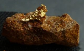 Mineral photo of Gold from locality Zlaté Hory, Czech Republic