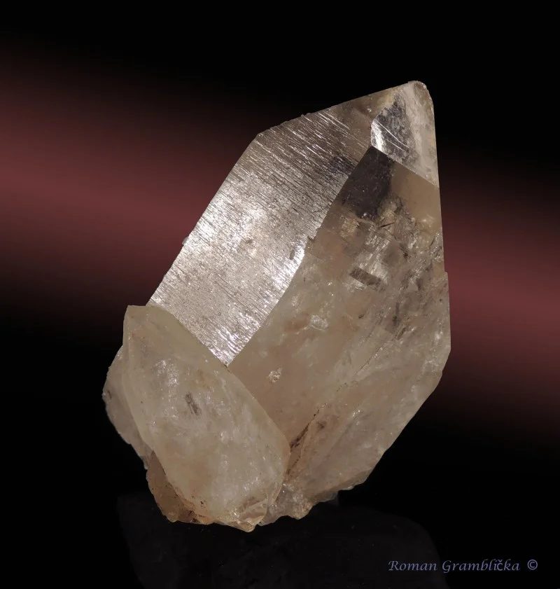 Mineral photo of Quartz from locality Veľký Klíž, Tríbeč, Slovakia