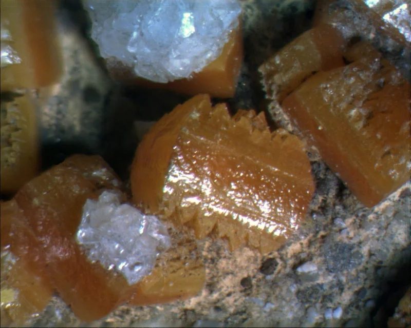 Mineral photo of Wulfenite from locality Bleiberg, Austria