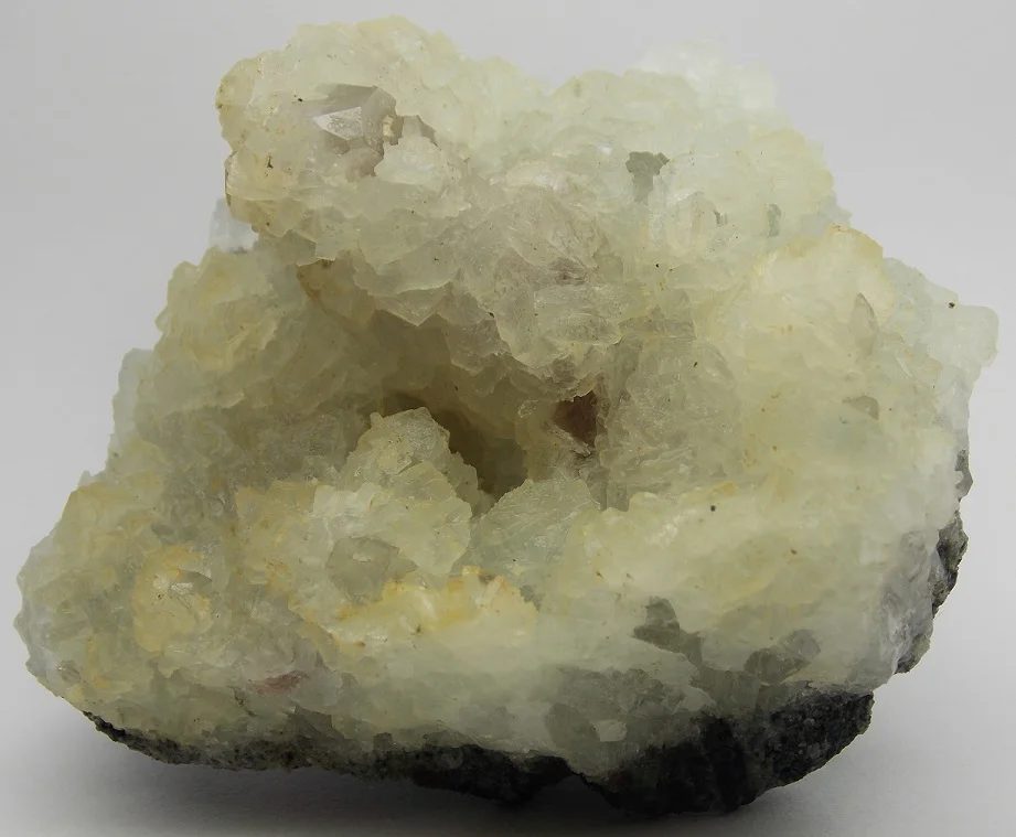 Prehnite, Quartz