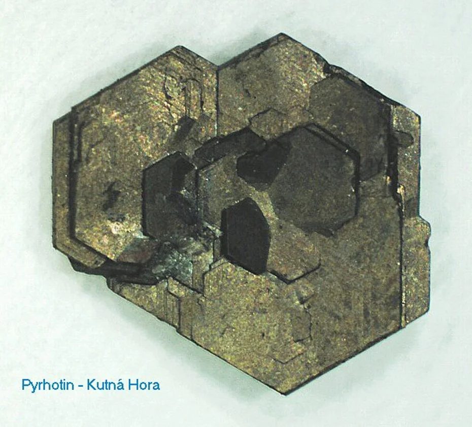 Mineral photo of Pyrhotite from locality Kutná Hora, Czech Republic