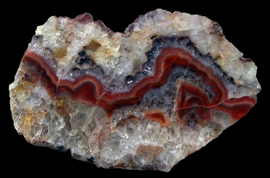 Mineral photo of Agate from locality Horní Halže - Apolenka, Czech Republic