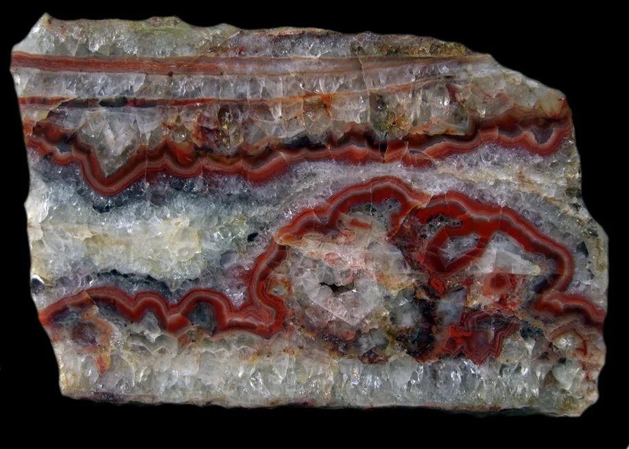 Mineral photo of Agate from locality Horní Halže - Apolenka, Czech Republic