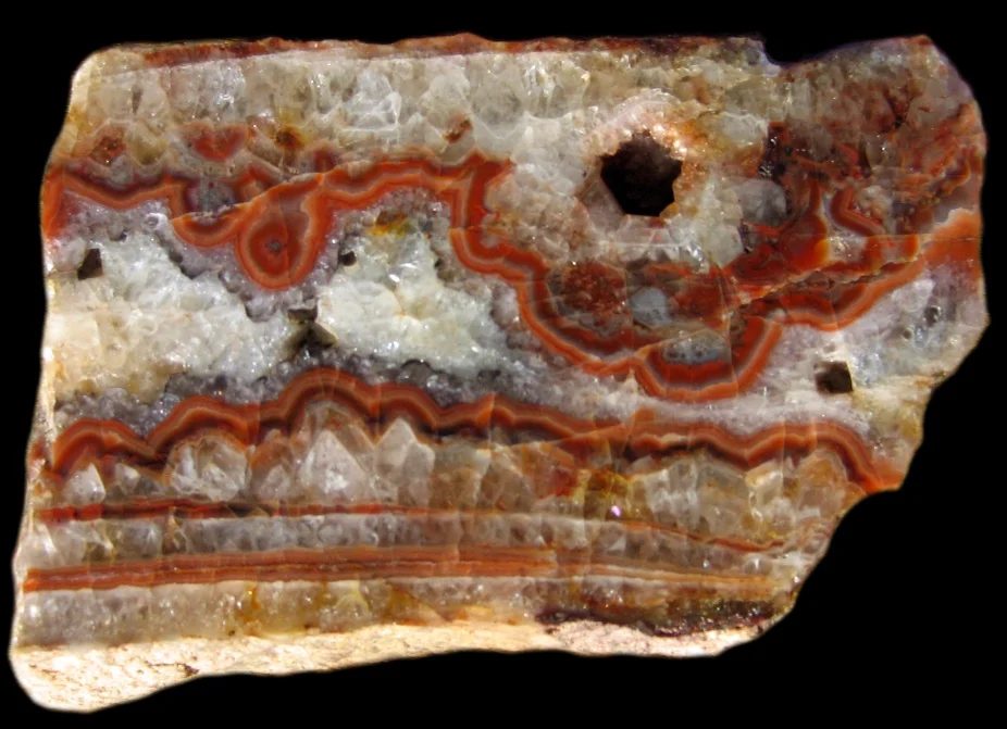 Mineral photo of Agate from locality Horní Halže - Apolenka, Czech Republic