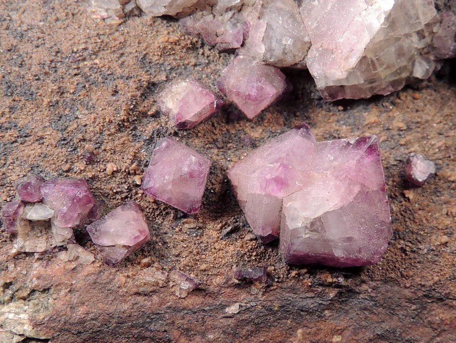 Mineral photo of Fluorite from locality Hora Svatého Šebestiána, Czech Republic