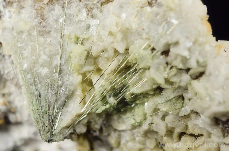 Mineral photo of Millerite from locality Kladno, Czech Republic