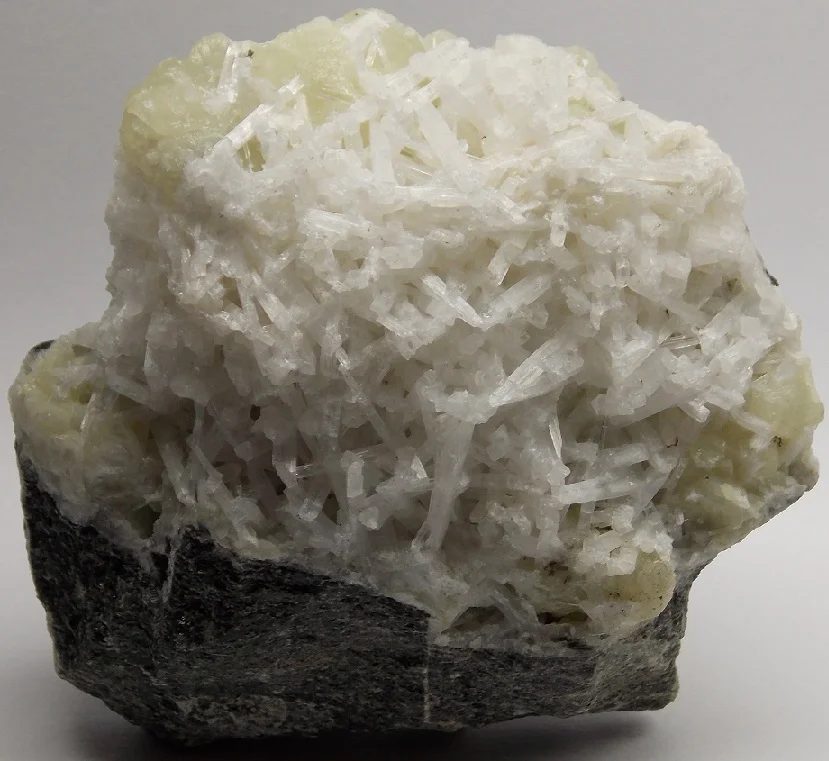 Mineral photo of Natrolite from locality Markovice, Czech Republic