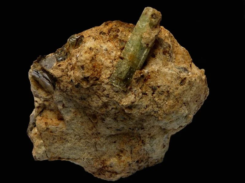 Mineral photo of Beryl from locality Maršíkov, Střelecký důl, Czech Republic