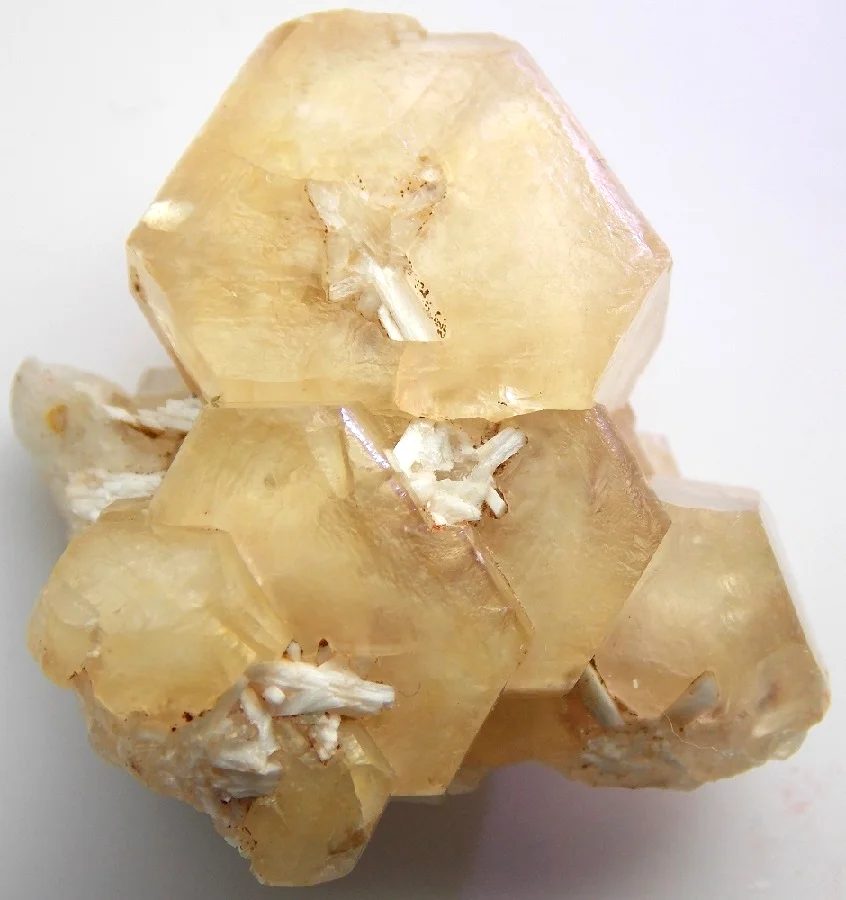 Calcite, Laumontite