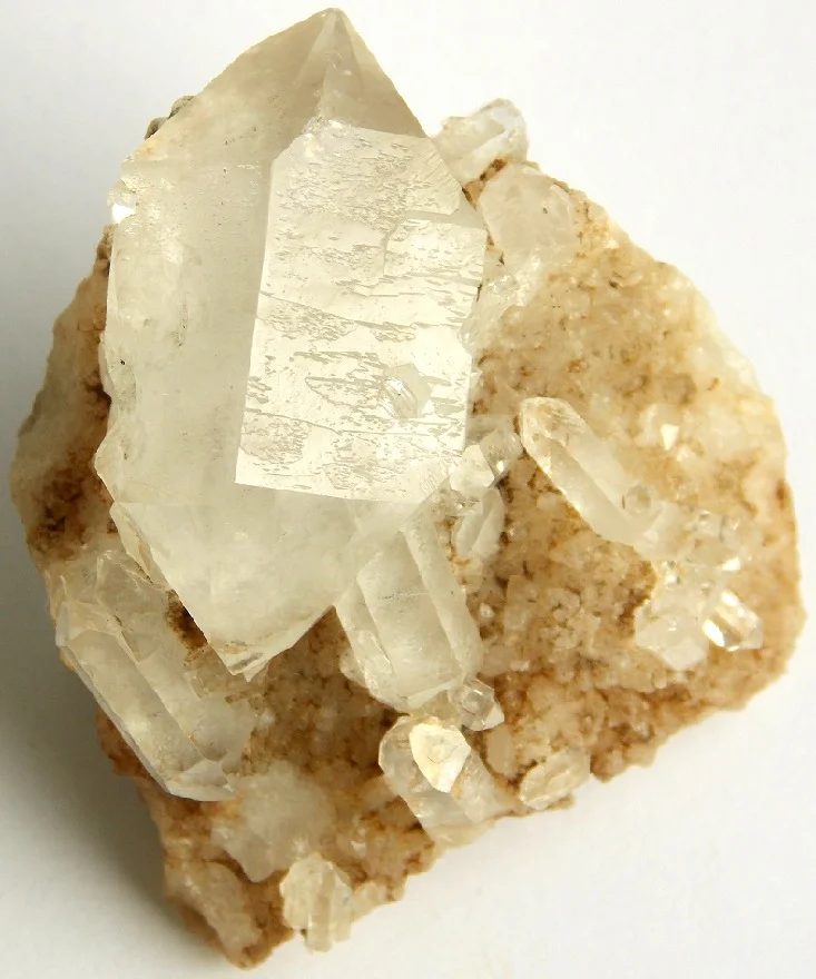 Quartz (var. rock crystal)