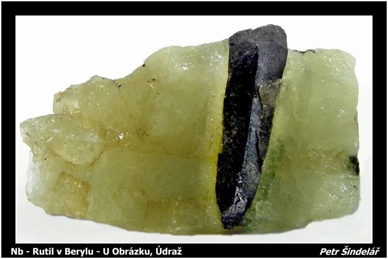 Beryl, Rutile (var. Nb-rutile)