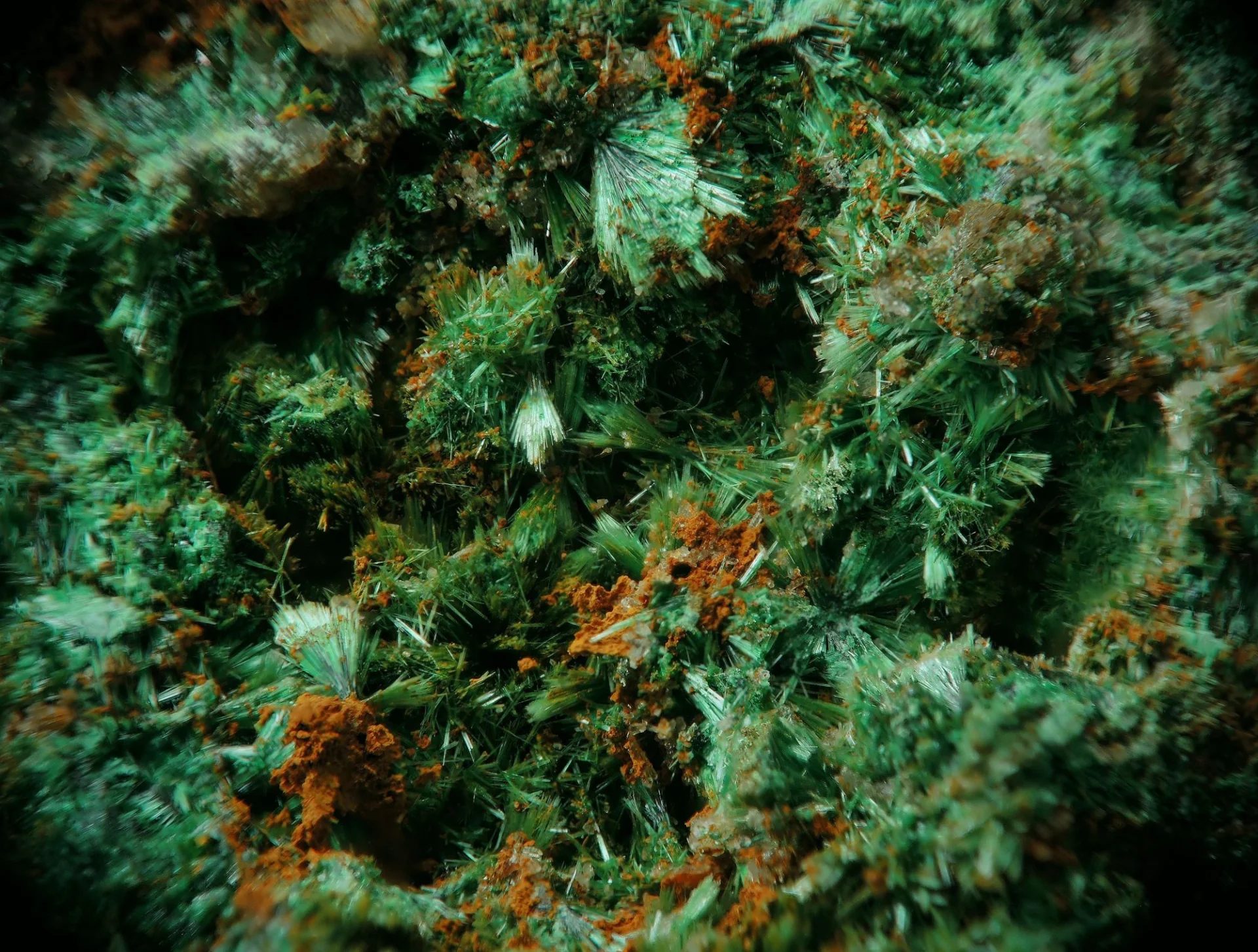 Mineral photo of Malachite from locality Borovec, Czech Republic