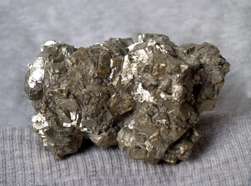 Mineral photo of Pyrite from locality Lomnice u Sokolova, Czech Republic