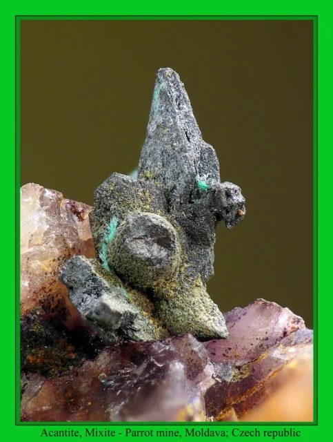 Mineral photo of Acanthite from locality Moldava, Czech Republic