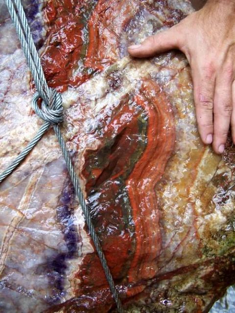 Mineral photo of Agate from locality Schlottwitz, Germany