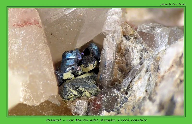 Mineral photo of Bismuth from locality Krupka, Czech Republic