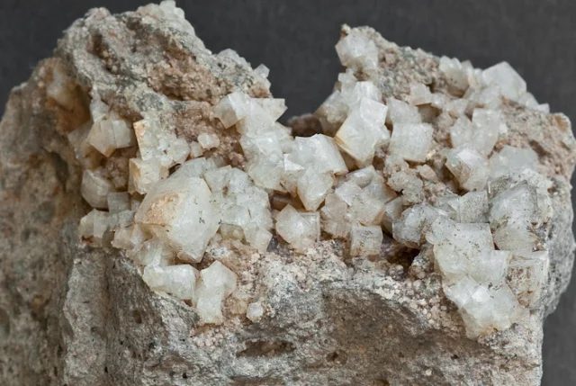 Mineral photo of Chabazite-(Sr) from locality Řepčice, Czech Republic