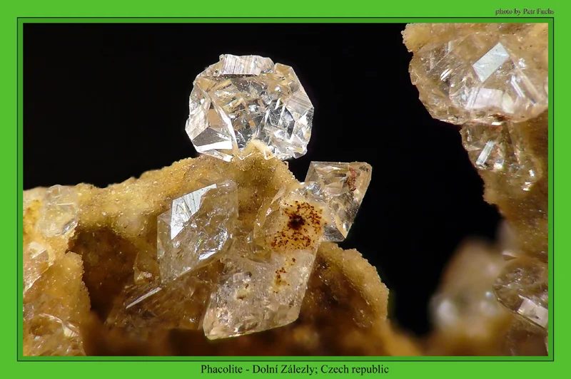 Mineral photo of Chabazite (var. phacolite) from locality Dolní Zálezly, Czech Republic
