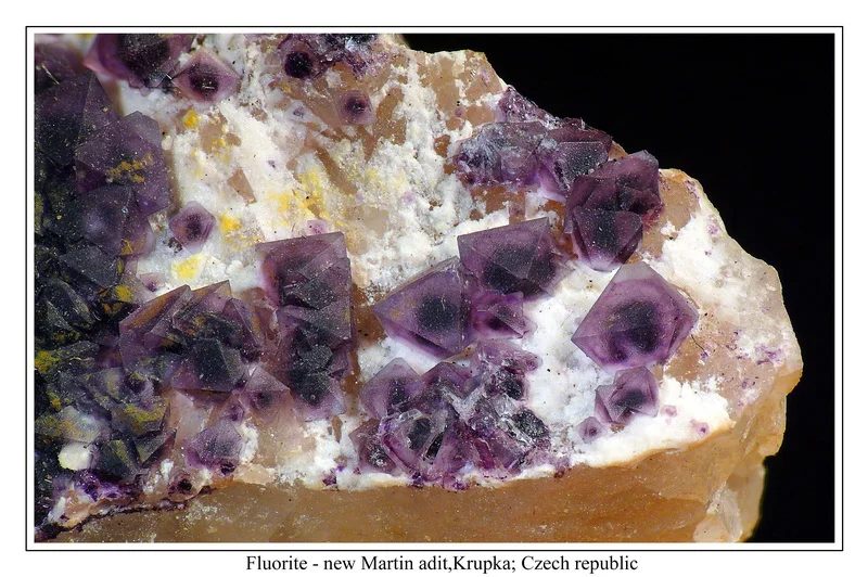 Mineral photo of Fluorite from locality Krupka, Czech Republic