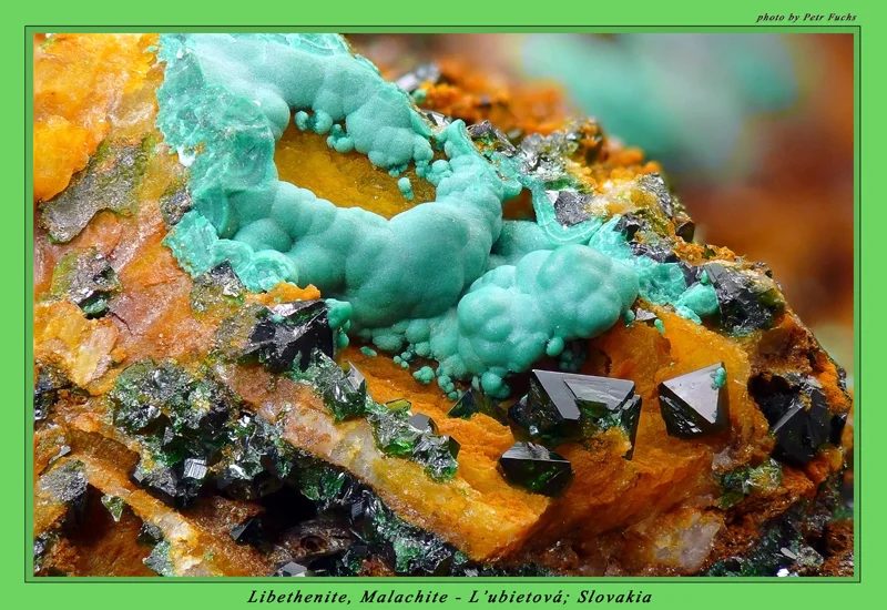 Libethenite, Malachite