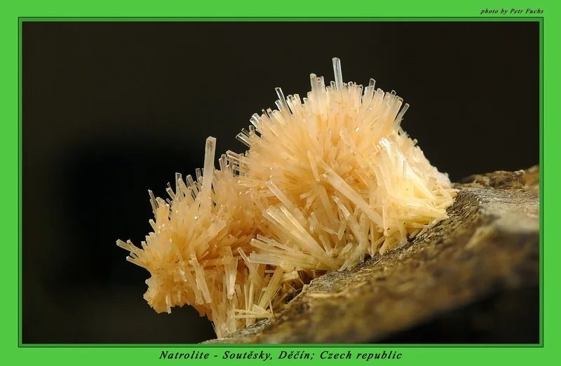 Mineral photo of Natrolite from locality Soutěsky, Czech Republic